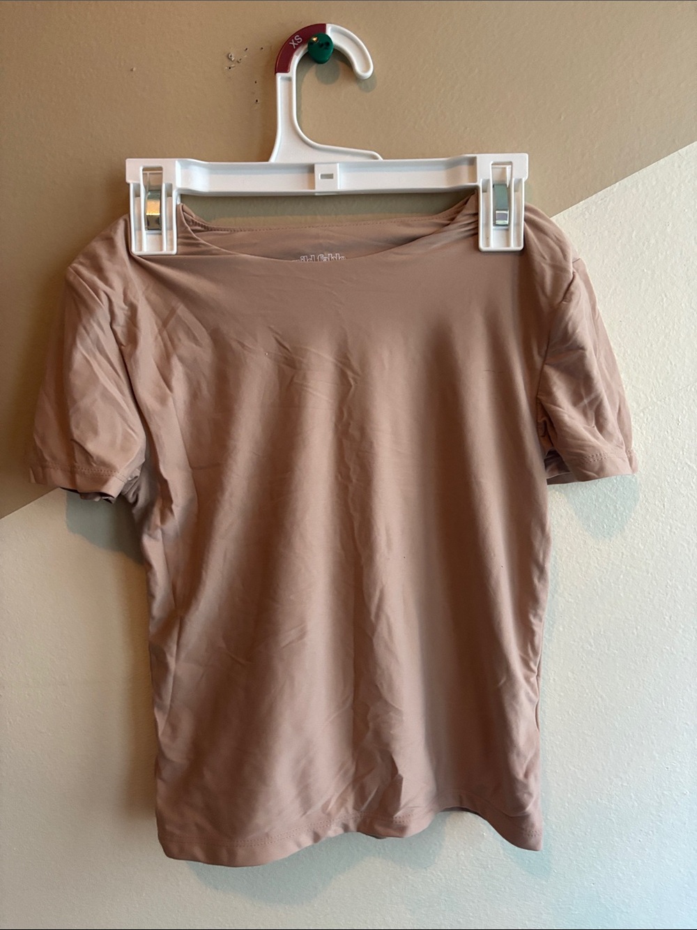 wild fable Short-Sleeve Scoop Neck Top - Taupe
